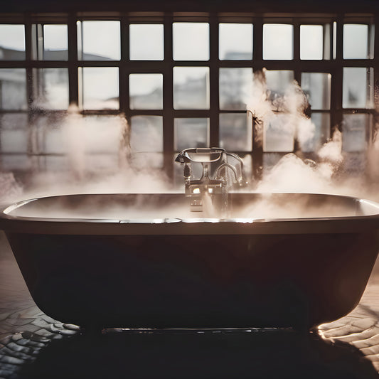 sinking in \ lavender, peppermint & eucalyptus . massage & bath oil - ReNew