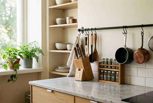 kitchen storage \ tools within reach