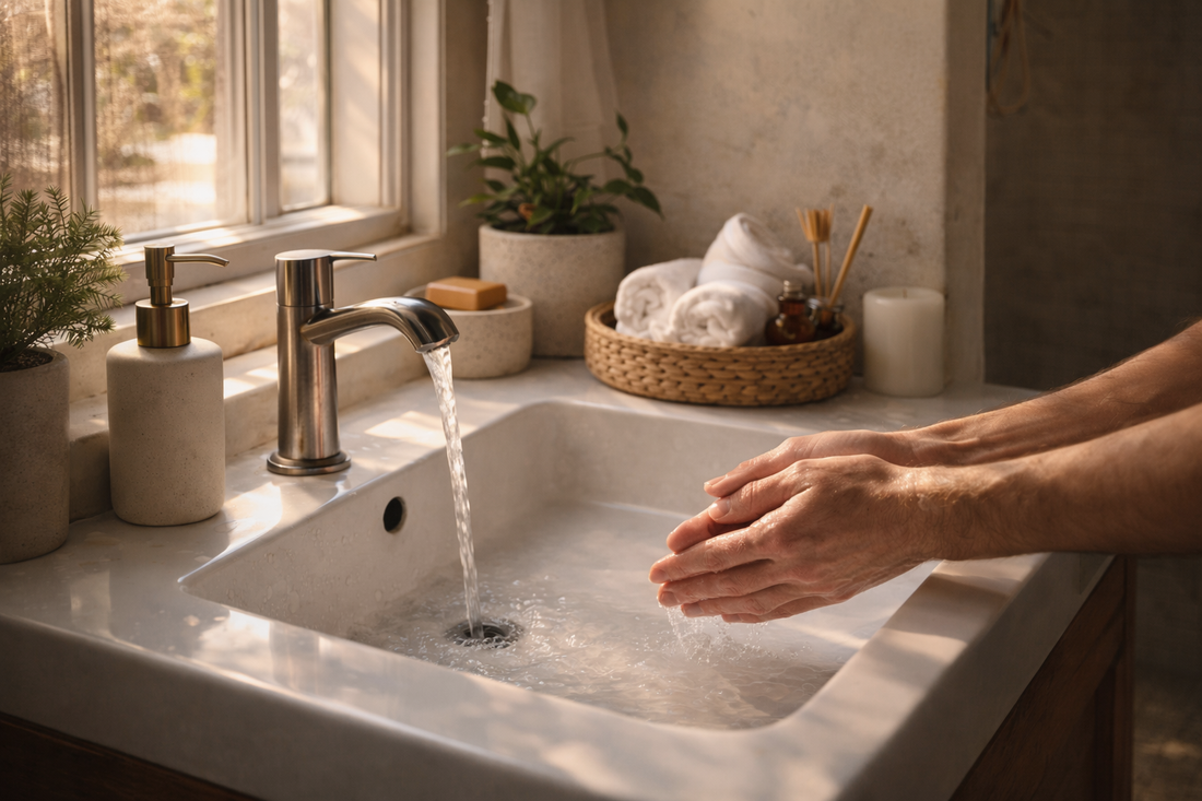 washing hands \ a small reset