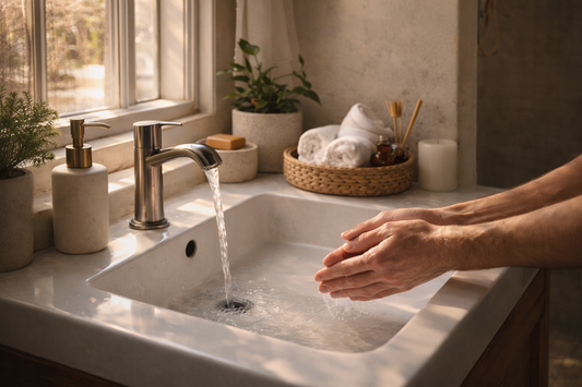 washing hands \ a small reset