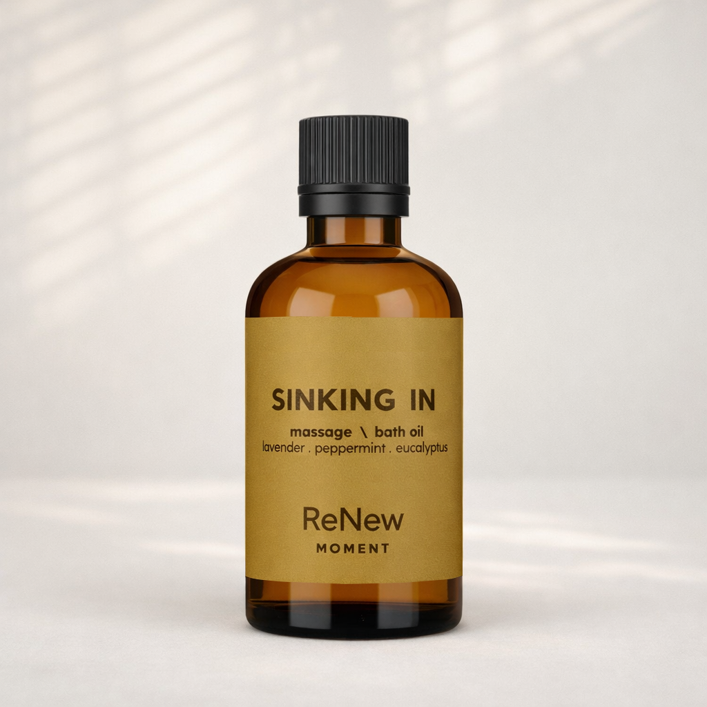 sinking in \ massage and bath oil