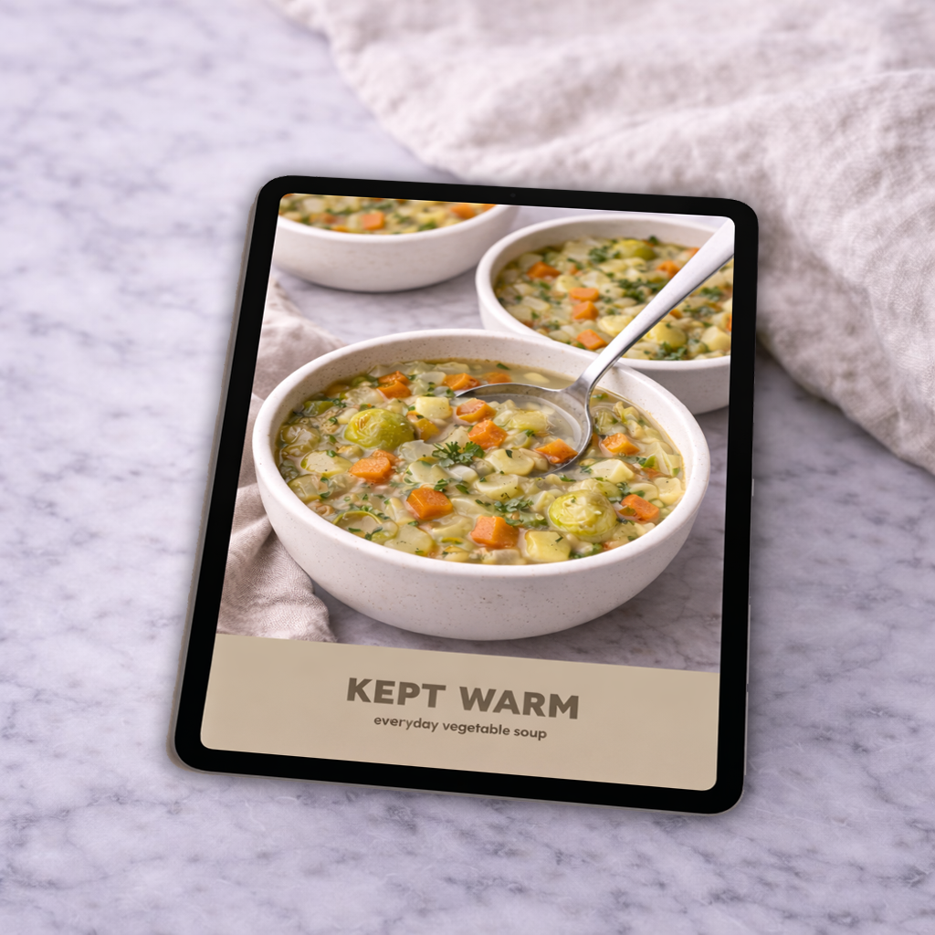 on the hob \ 5 recipe cards \ digital