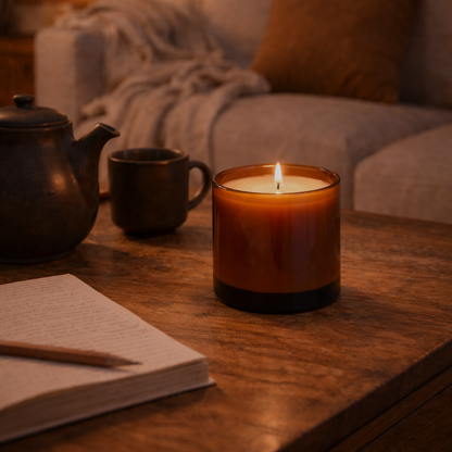 wading in \ mineral & driftwood . scented candle - ReNew