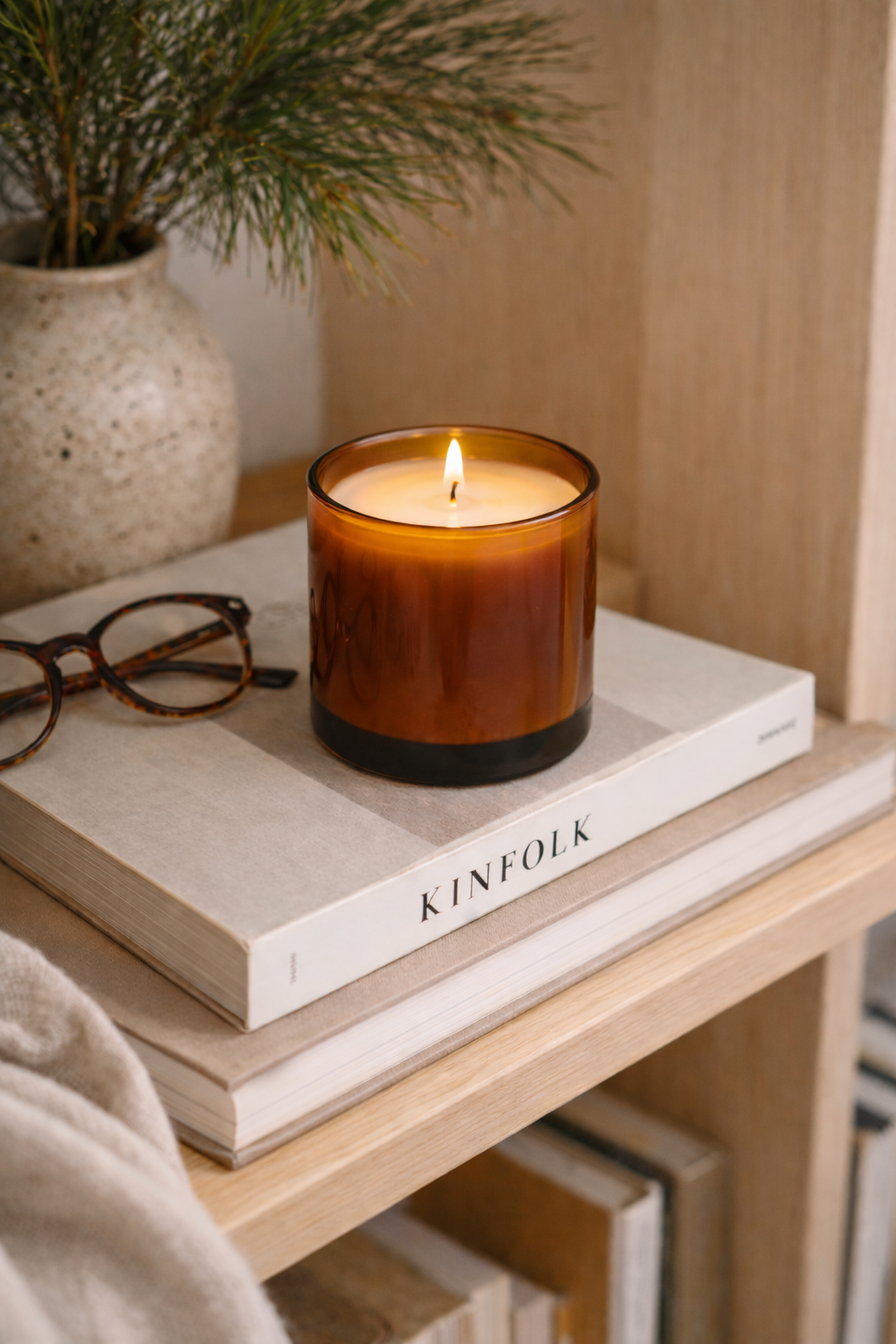 dog walk \ pine & forest . scented candle - ReNew