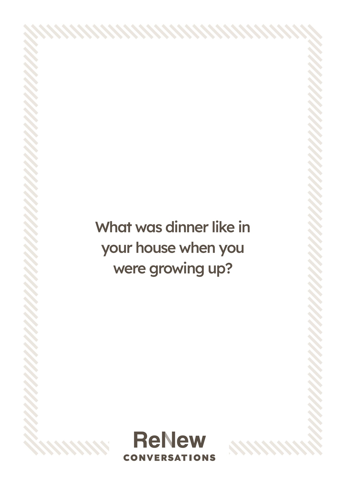 complete set \ 50 conversation cards \ digital - ReNew