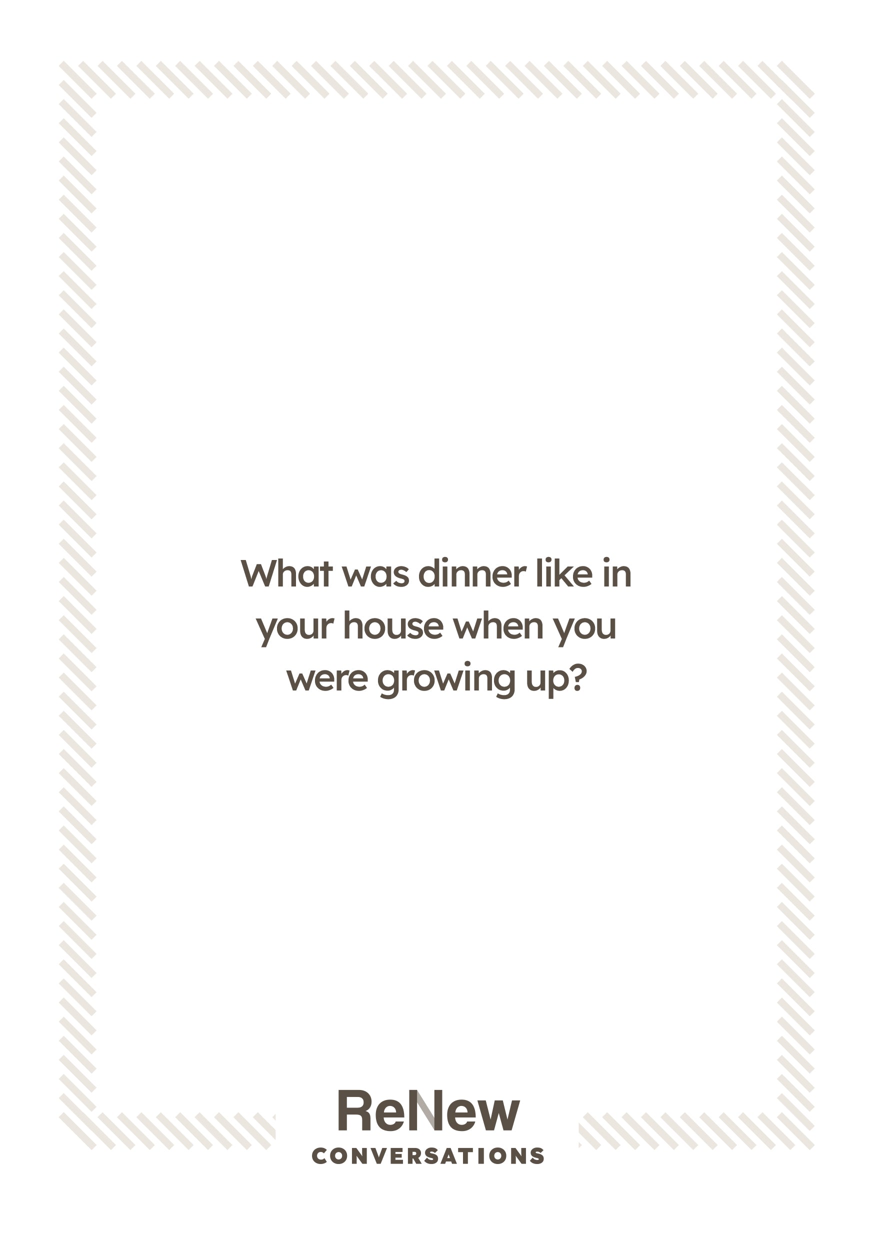 complete set \ 50 conversation cards \ digital - ReNew