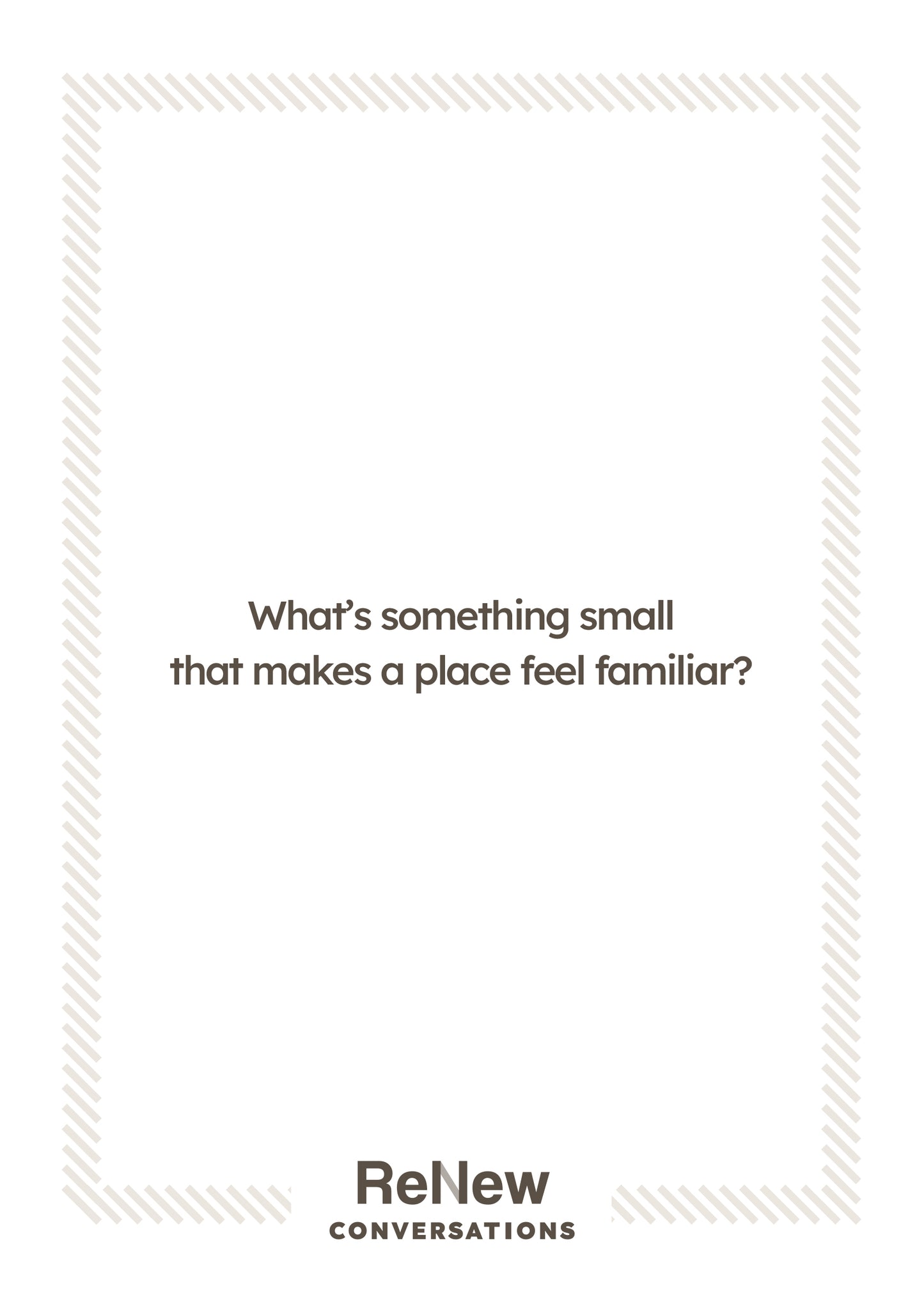 complete set \ 50 conversation cards \ digital - ReNew