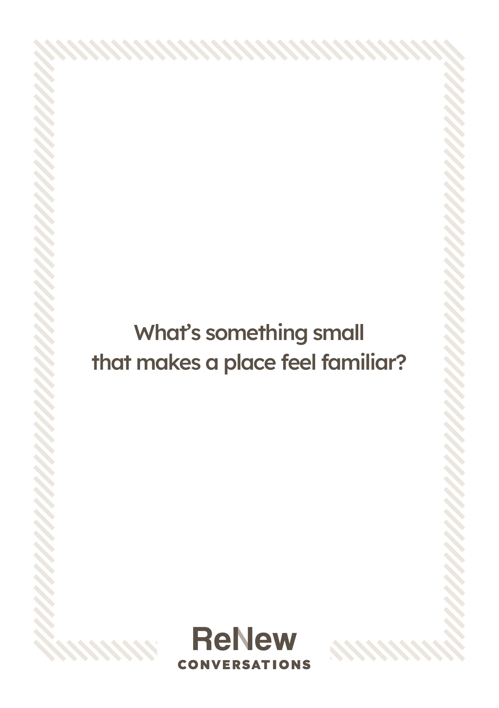 complete set \ 50 conversation cards \ digital - ReNew