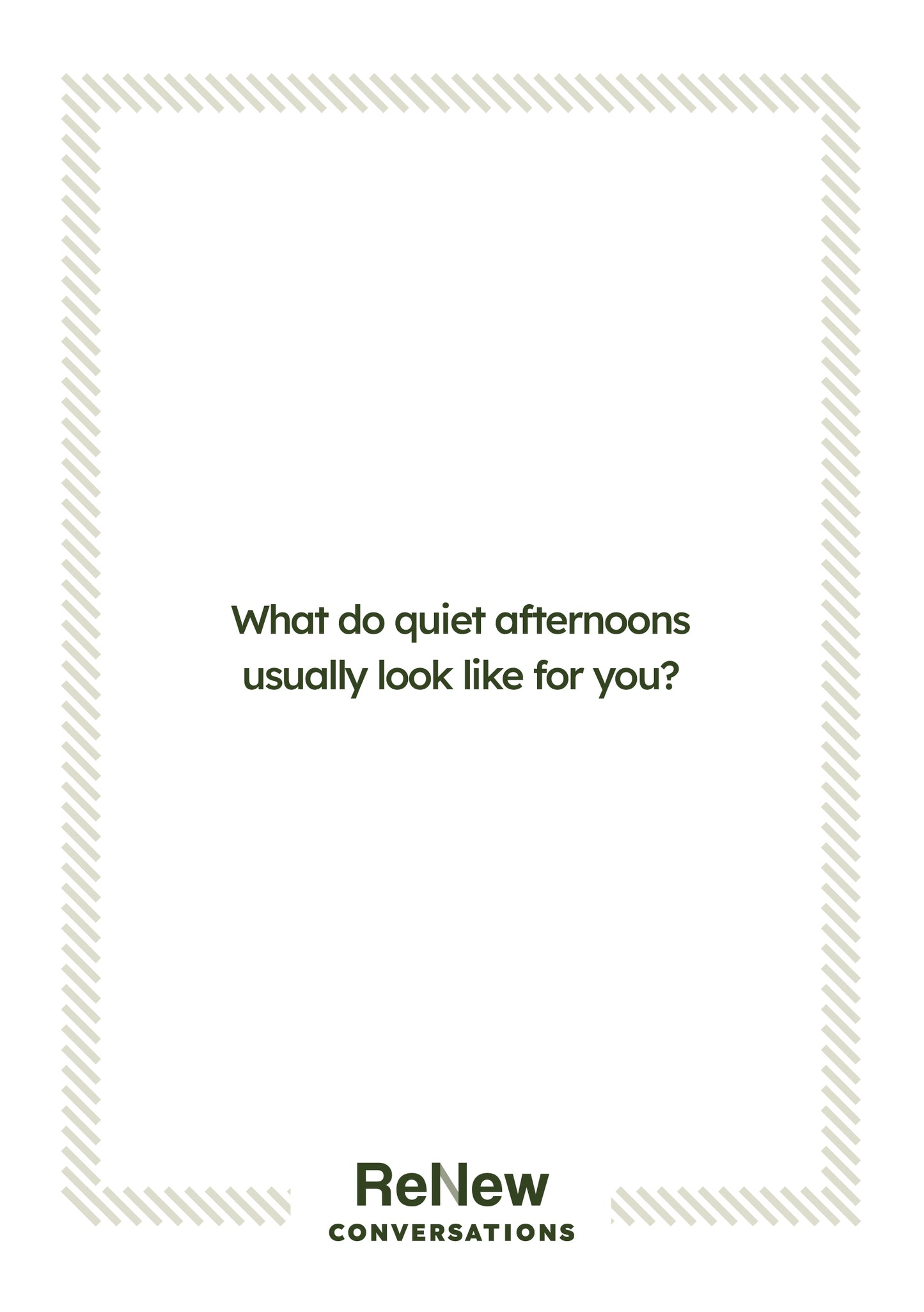 complete set \ 50 conversation cards \ digital - ReNew