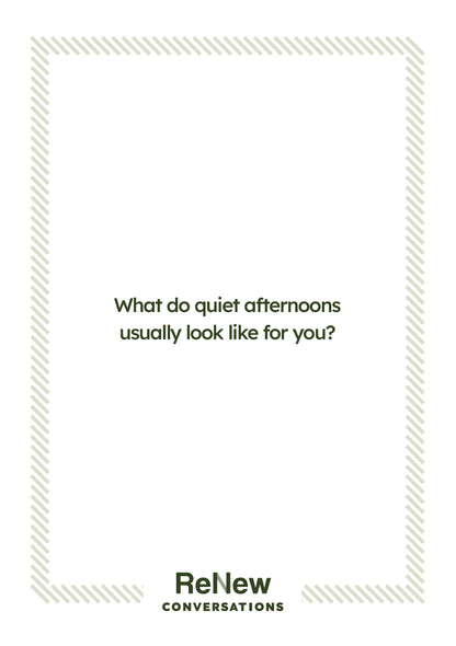 complete set \ 50 conversation cards \ digital - ReNew