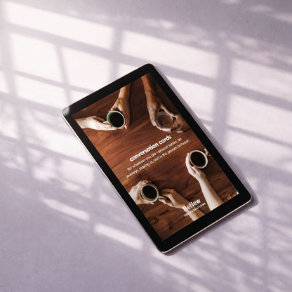 complete set \ 50 conversation cards \ digital - ReNew