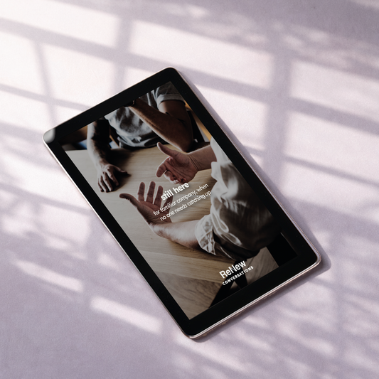 still here \ 10 conversation cards \ digital