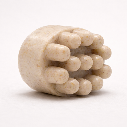 still warm \ oatmeal & honey . massage soap bar - ReNew