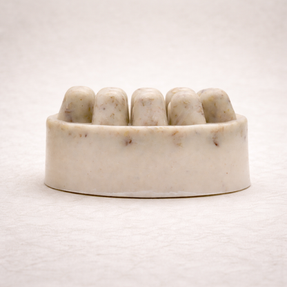 still warm \ oatmeal & honey . massage soap bar - ReNew